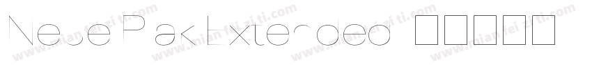 Neue Plak Extended字体转换